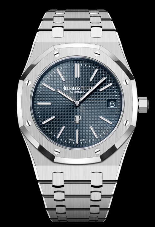 Review 16202ST.OO.1240ST.01 Audemars Piguet ROYAL OAK "JUMBO" EXTRA-THIN "50TH ANNIVERSARY" replica watch - Click Image to Close